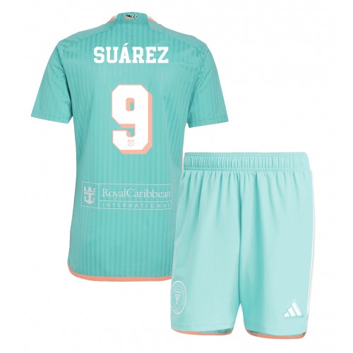 Dětský fotbalový dres Inter Miami Luis Suarez #9 2024-25 Třetí Krátký Rukáv (+ trenýrky)